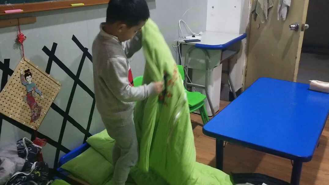 我会盖被子了