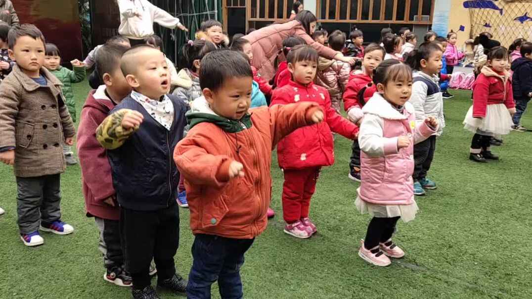做早操了