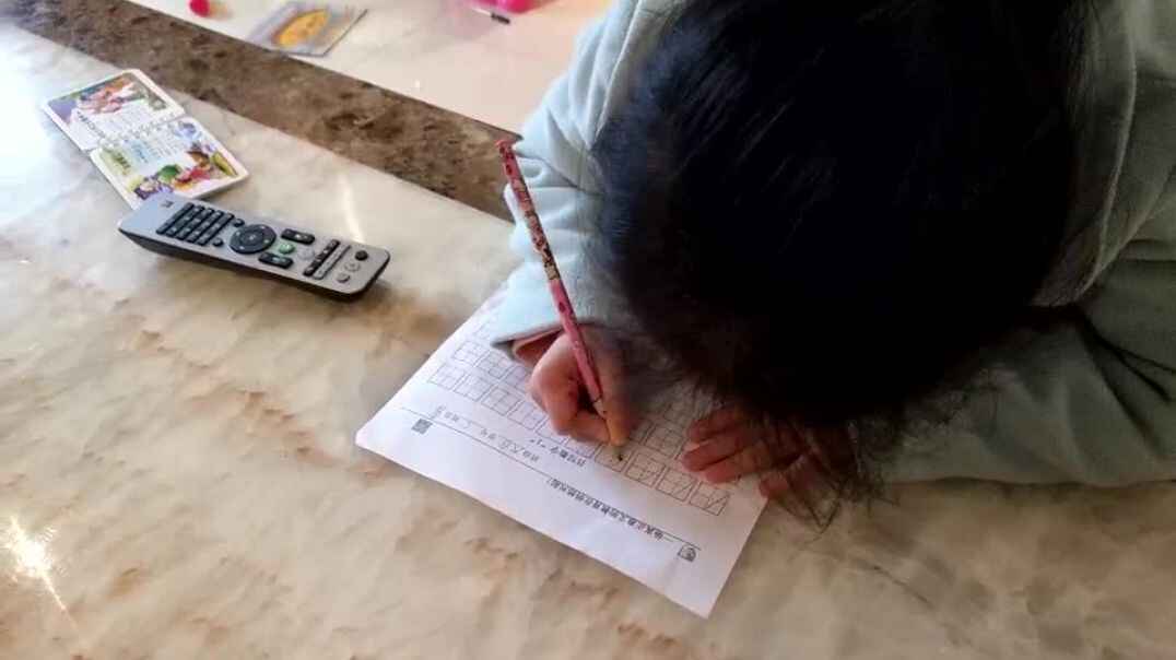 在家学习日常