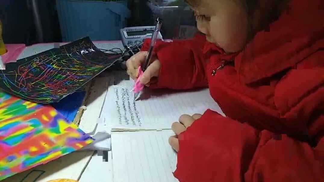 喜欢画画的小朋友