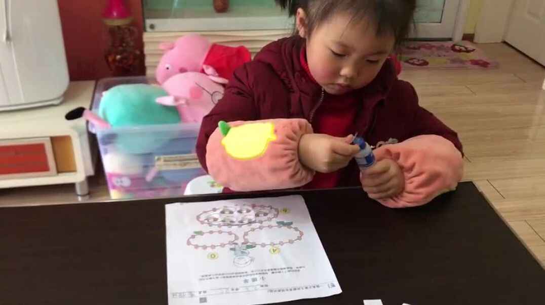 宝贝喜欢小绵羊