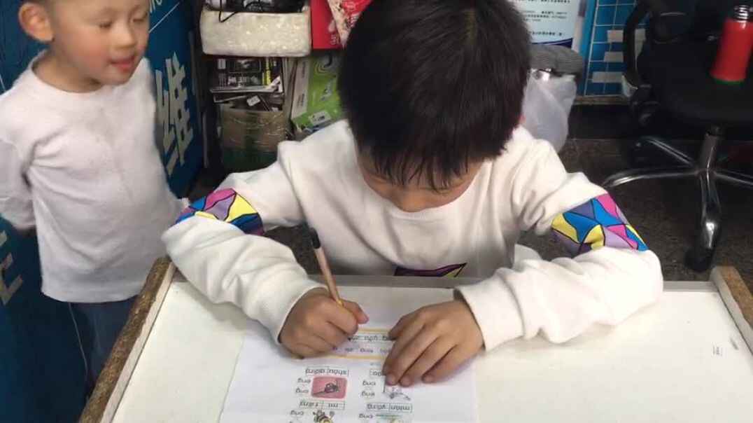萌娃日常学习13