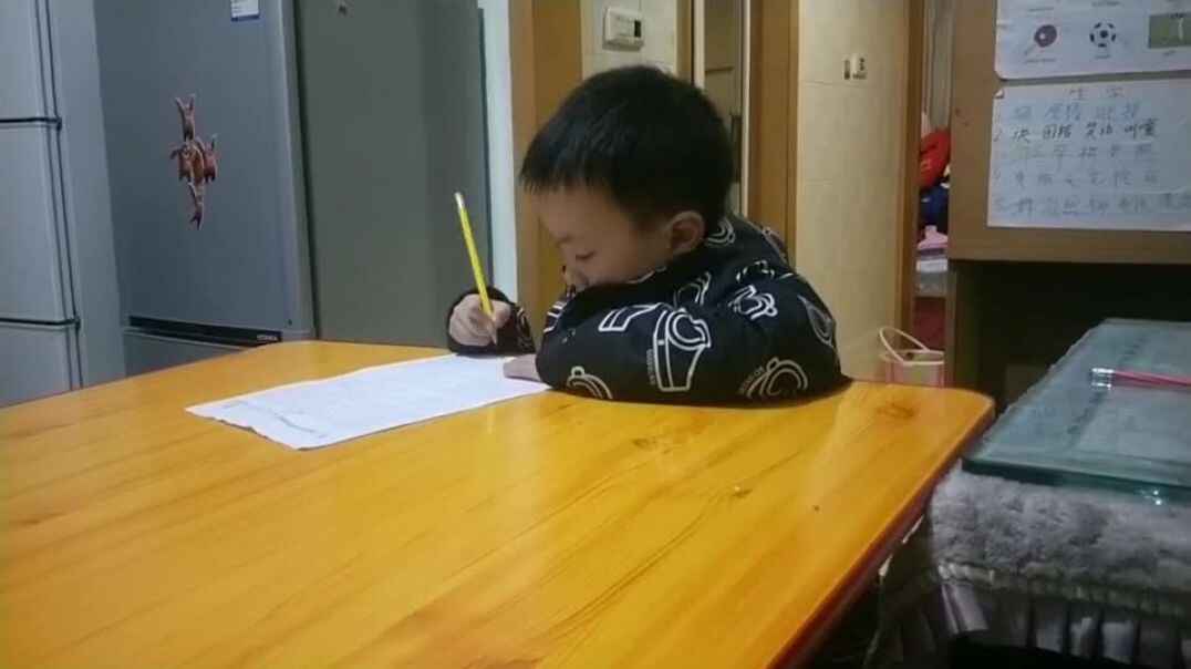认真书写