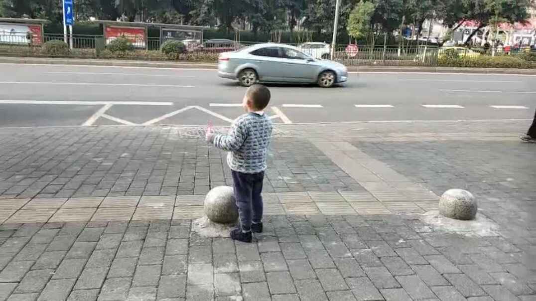 看马路上的车