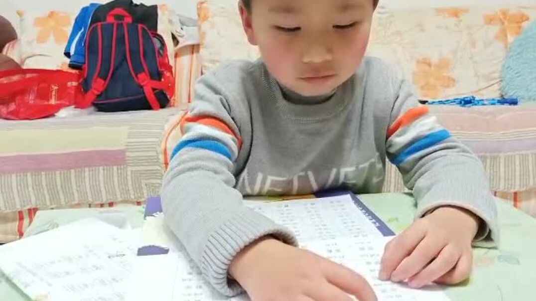 萌娃日常学习8