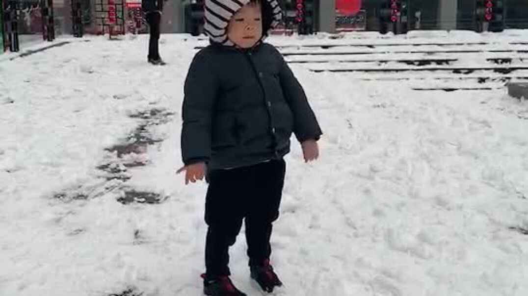 玩雪去了