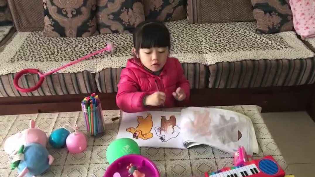 我会画画了