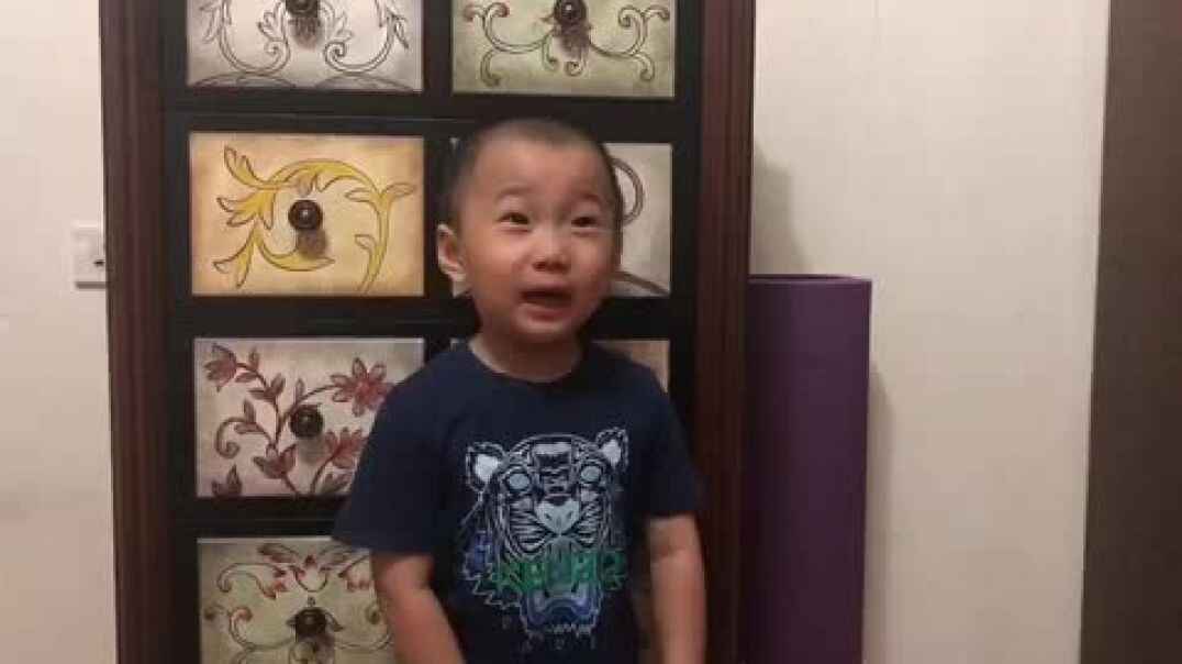 中C班王晨帆唱歌《我上幼儿园》