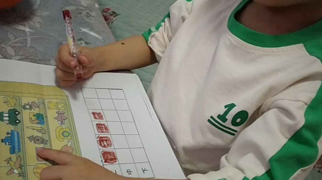 数一数，涂一涂