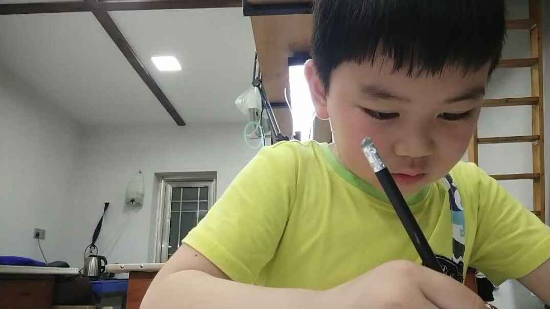 认真的孩子