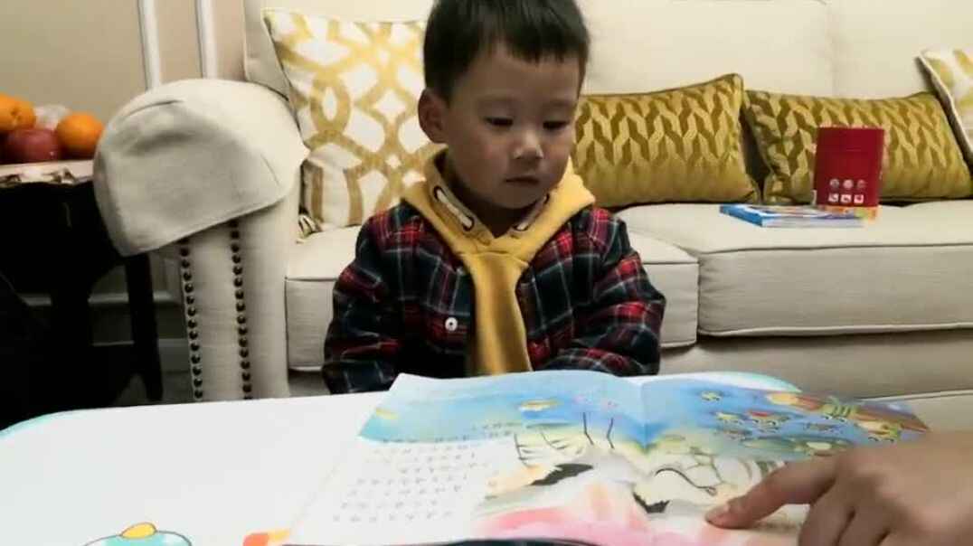 萌娃在家学习