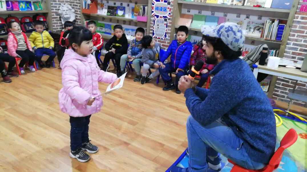和外教老师的学习时光