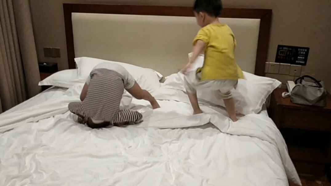 学会了翻跟斗