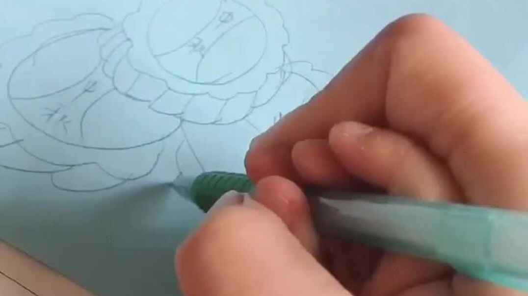 中C班杨浩锐中秋亲子画画