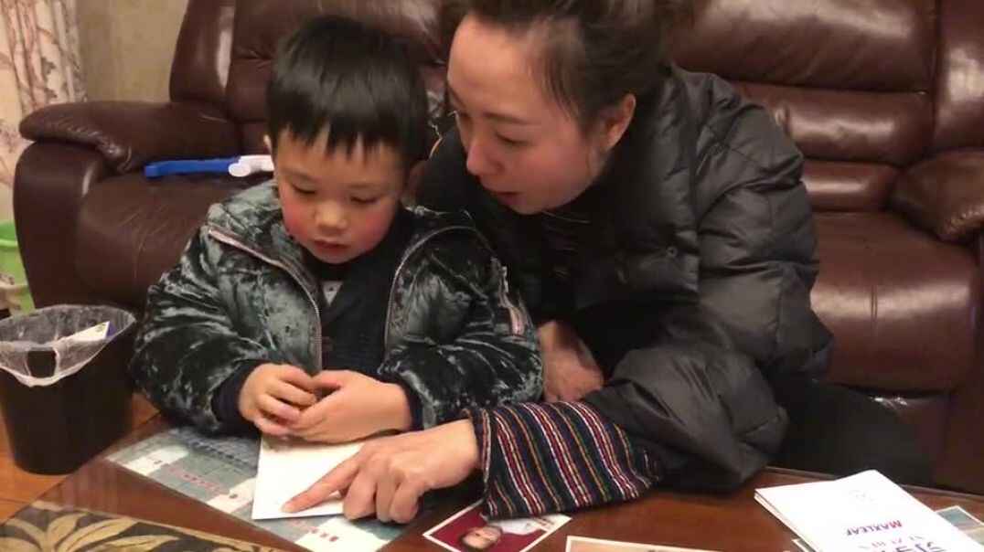我和妈妈一起做