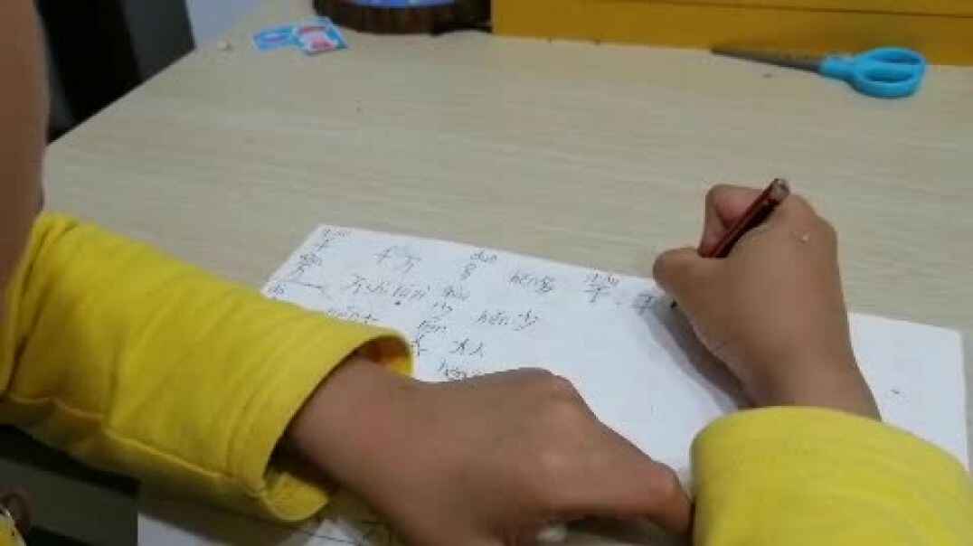我的书写姿势（14）