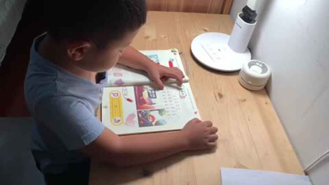 实验学前3班周子淏9月25日声母P家庭作业