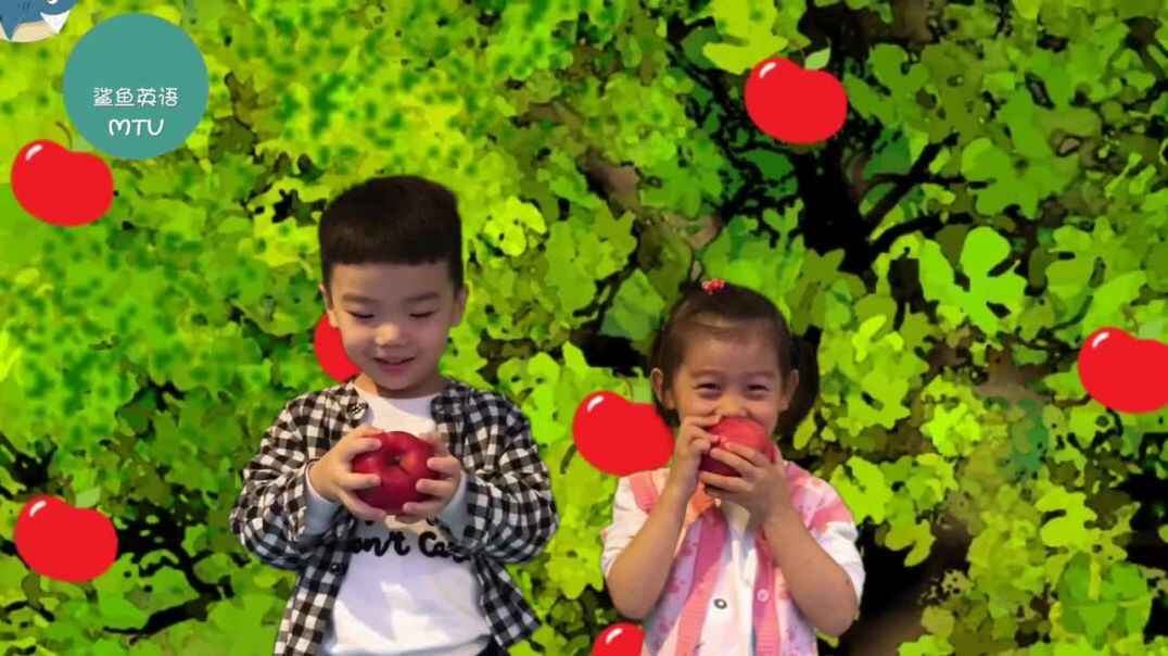 英语儿歌《Apple Round Apple Red 苹果圆苹果红》