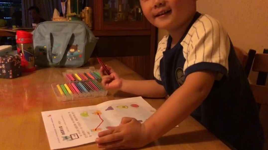 算算和妈妈一起做作业