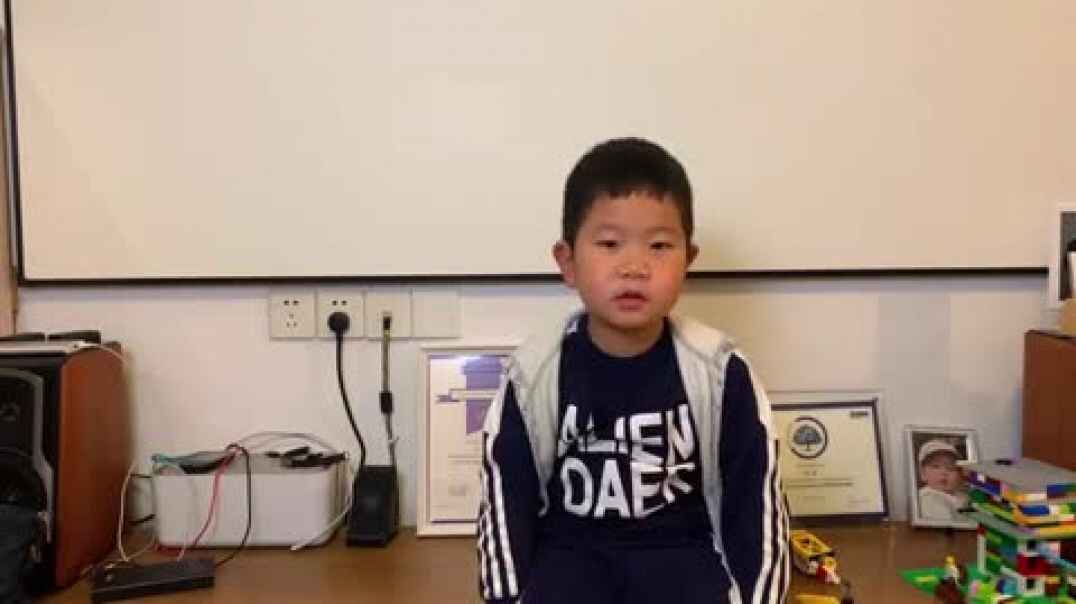 实验学前3班周子淏10月24日凑十儿歌