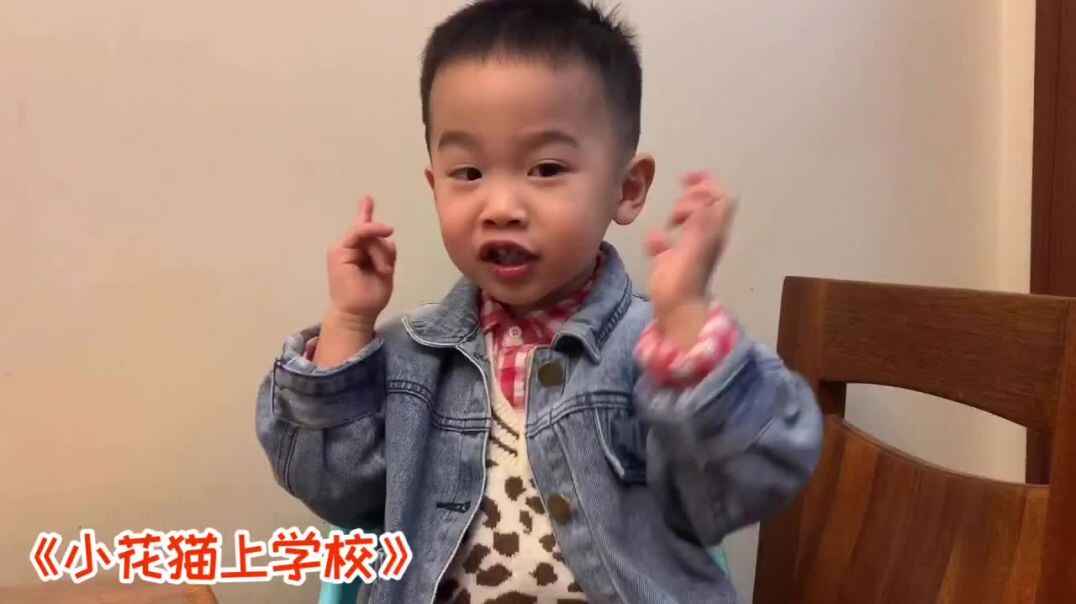 小A班--赵翌宸--《小花猫上学校》