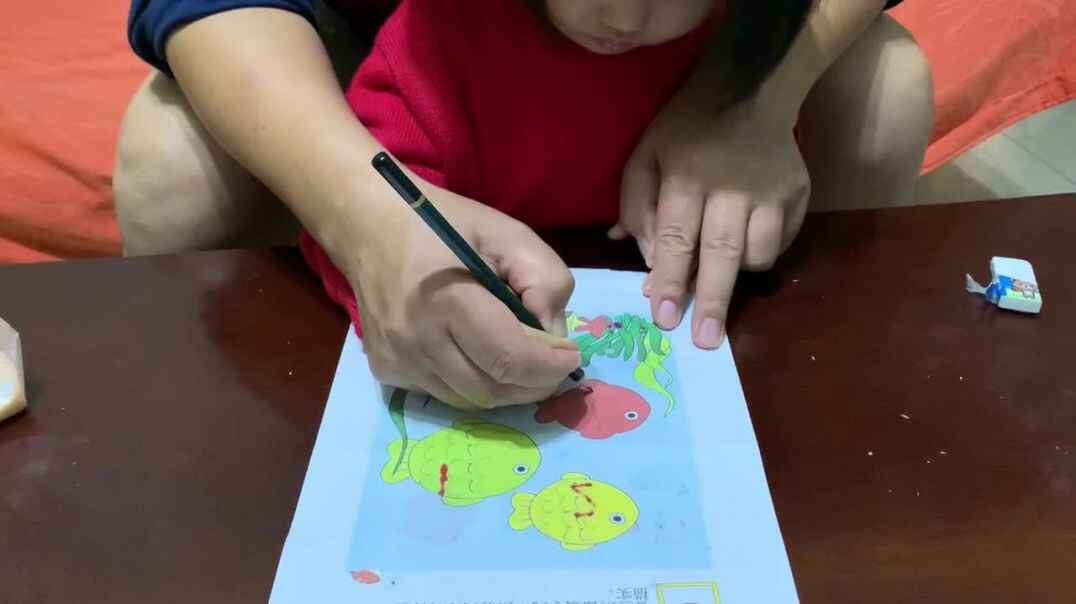 2019.10.12中B班18号家庭作业（描数3)