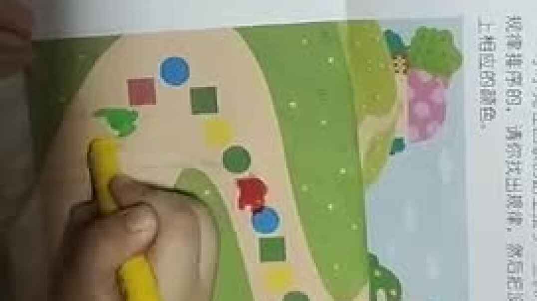 大B 班郑文萍彩色积木规律排序