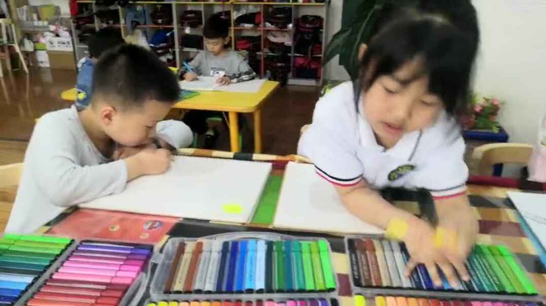 我画画了