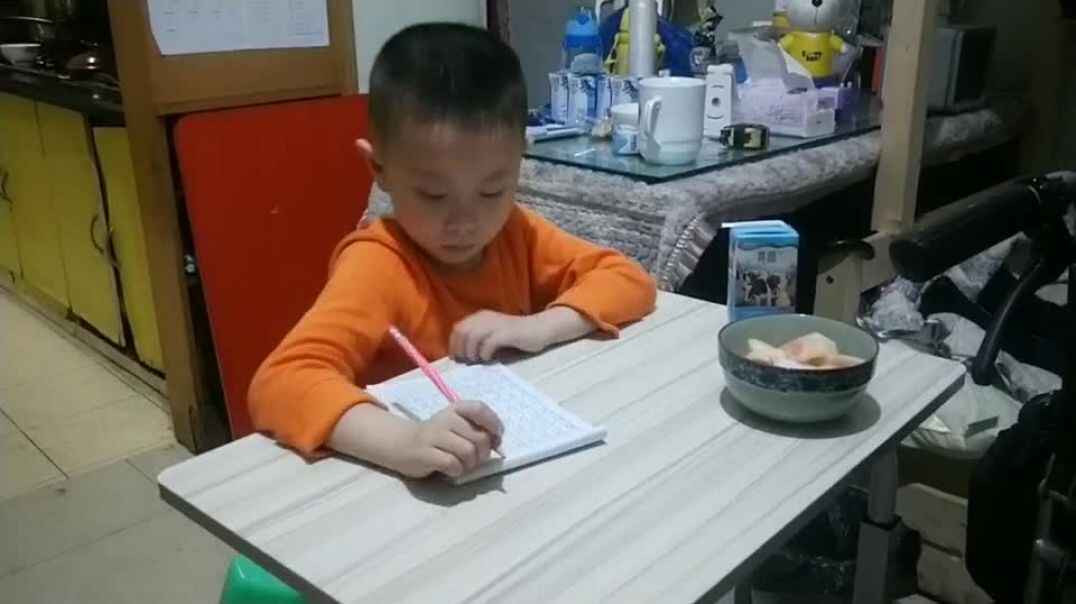 是认真书写的一天
