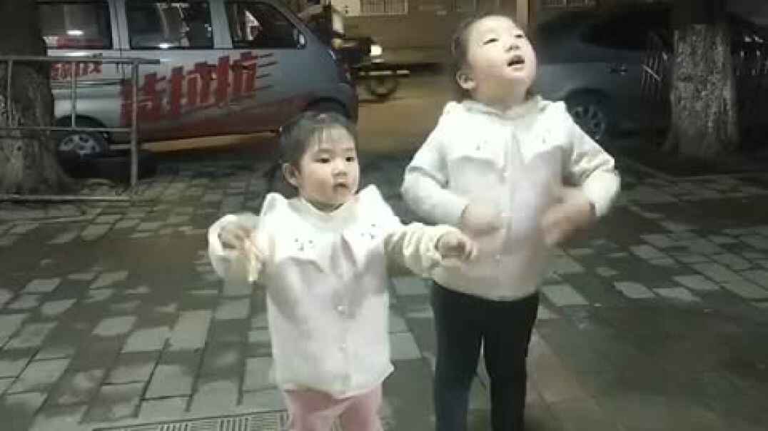 小A班郑雯丹小花猫上学校
