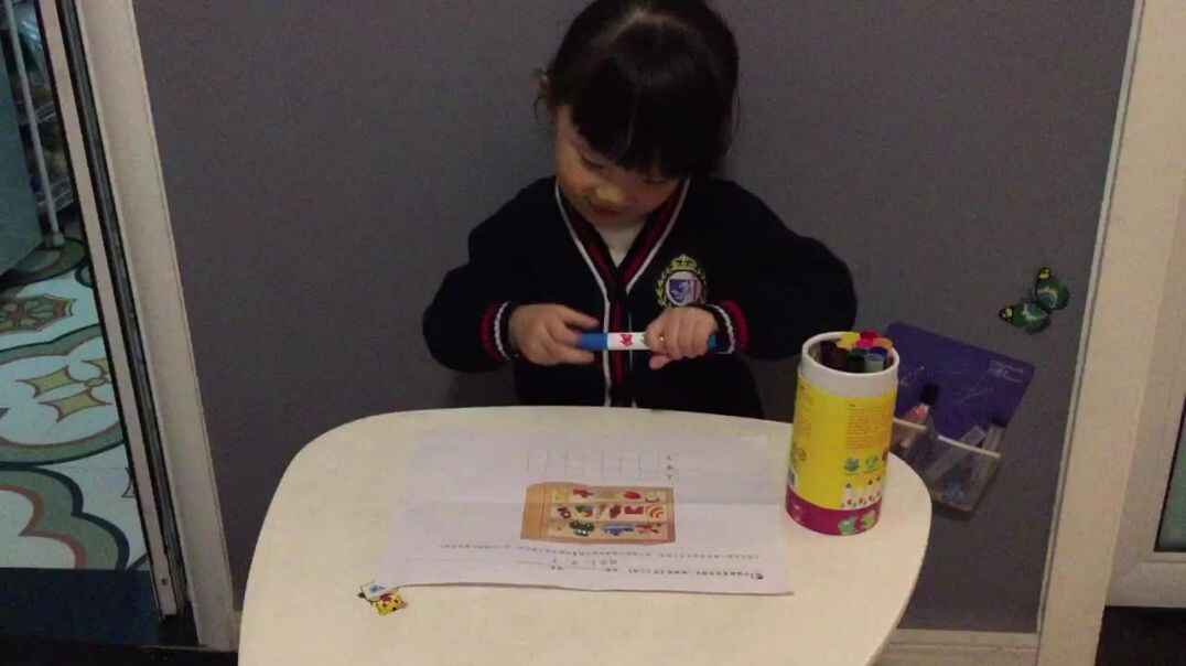 2019、11、7实验中班熊可作业反馈