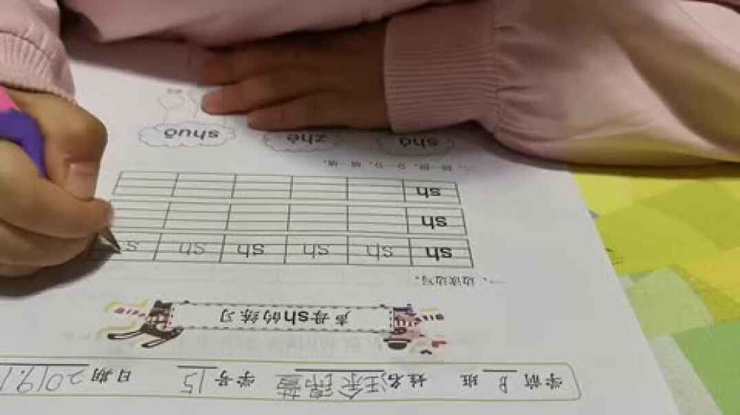 声母sh的练习