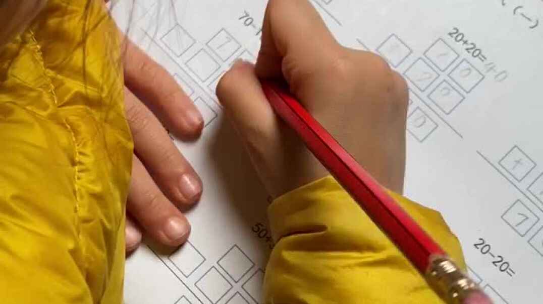 20191128家作——十位数竖式加减法