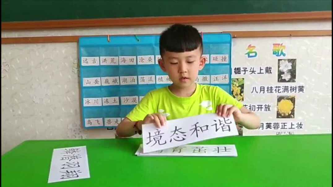 在园认字