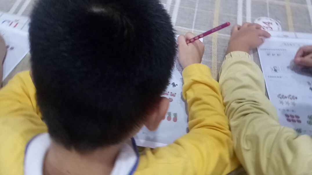 我会写字了