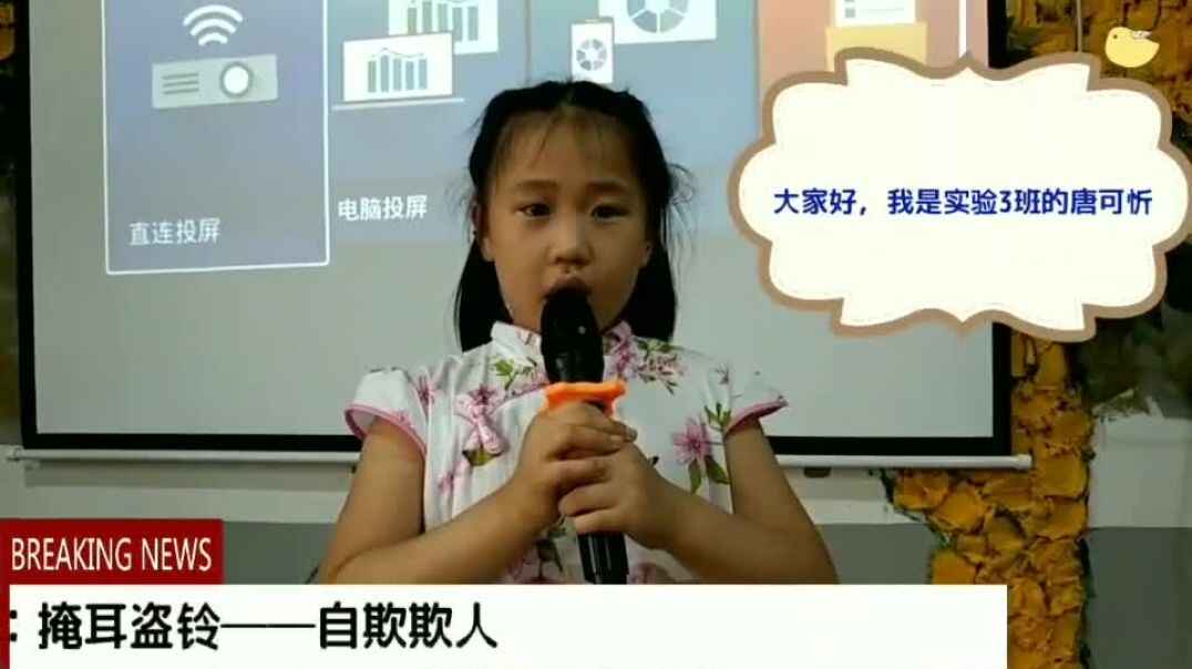 掩耳盗铃自欺欺人.