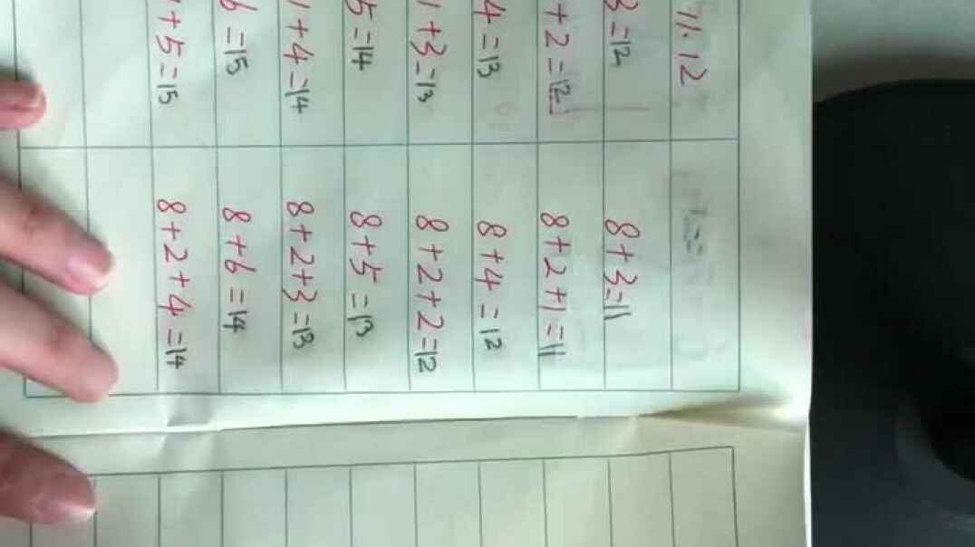 2019.11.13吴依铭数学作业反馈