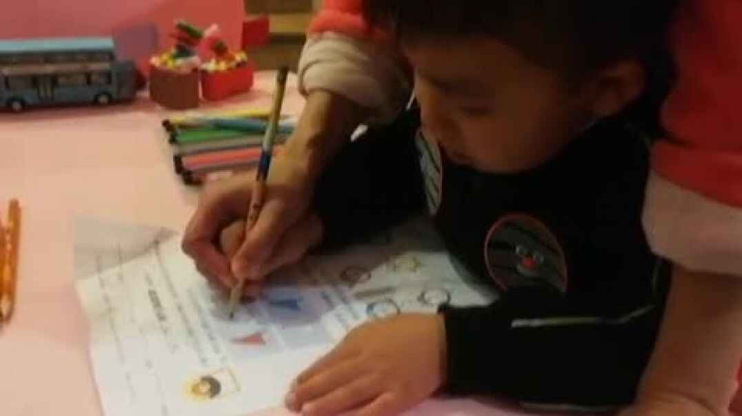 “4”.“5”的书写前准备1