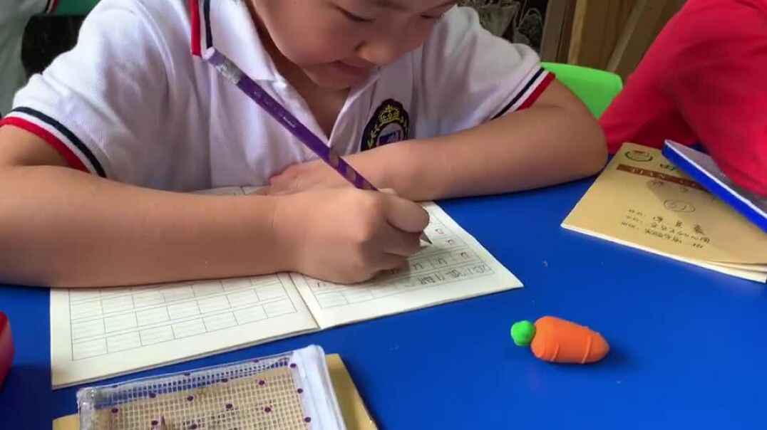 字宝宝练习中