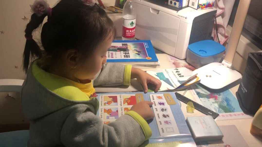 实验中班11月11日家庭作业18号