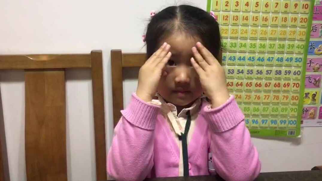 学做眼保健操1