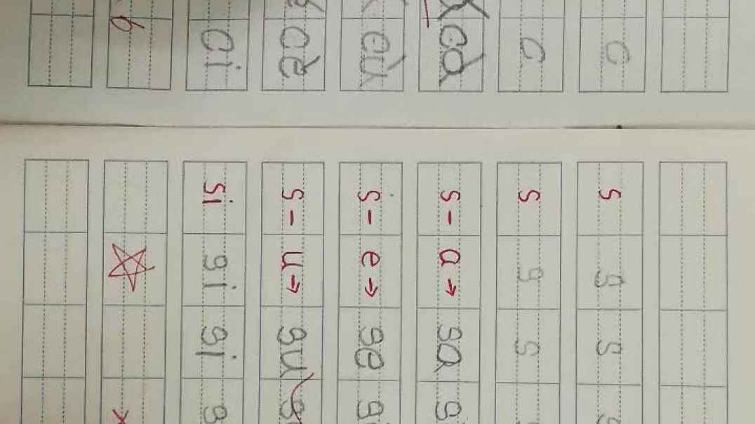 课堂作业批改视频 1任浩宇