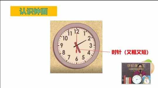 2020.6.22 数学 认识钟面 6