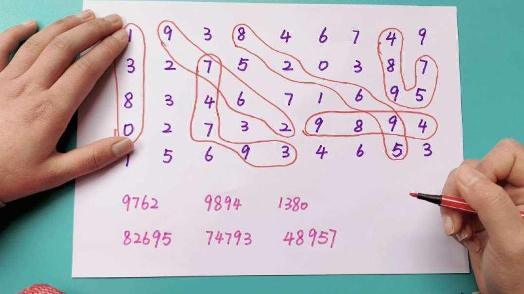 趣味数学——找数字