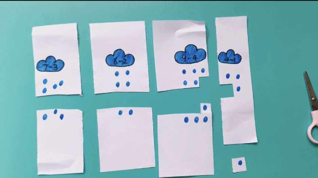 趣味数学——数字减法雨滴