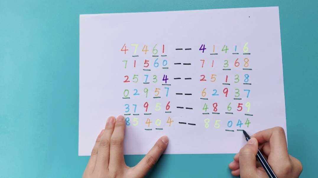 趣味数学——数字找不同