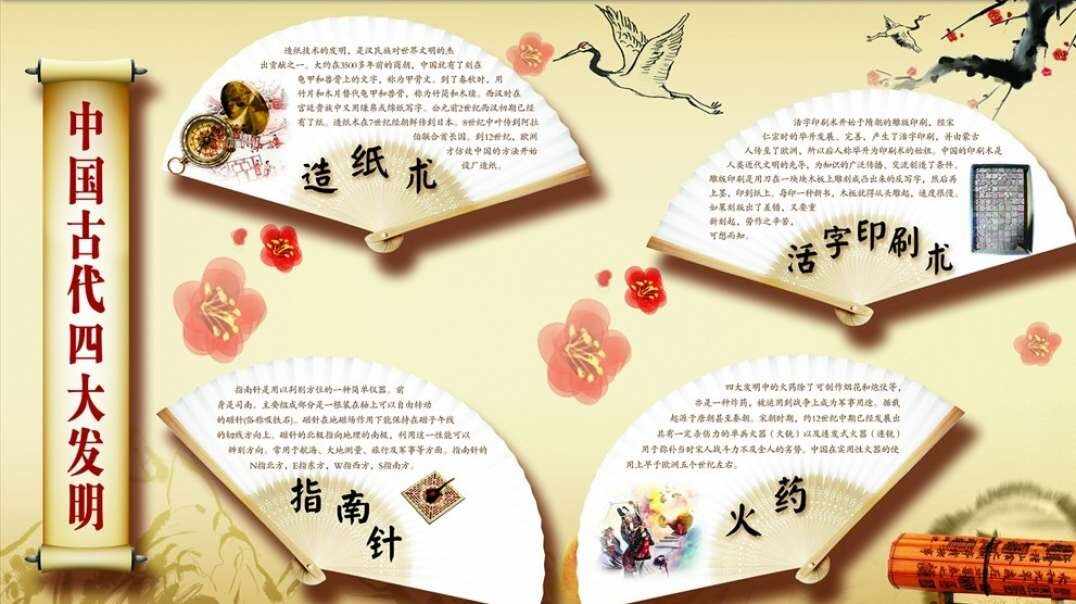 ⁣神秘符号博物馆——研学活动：⁣四大发明的文学作品