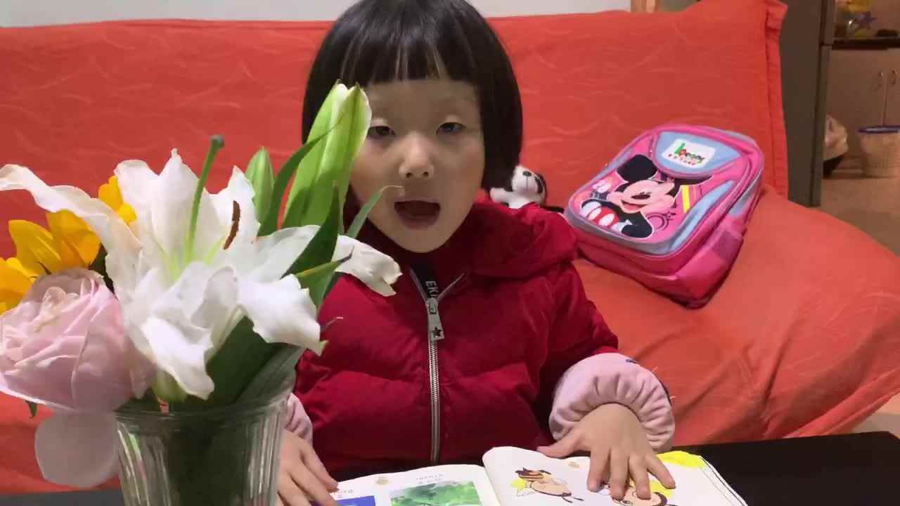 2019.12.11中B班18号家庭作业儿歌（小蜜蜂）