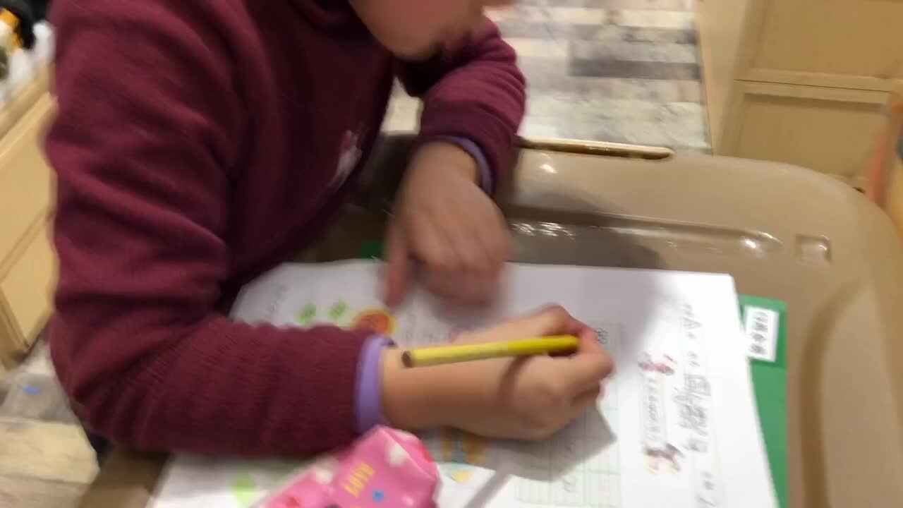 12月12日学前A班周余萌