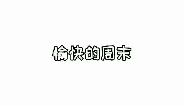 愉快的周末——实验中班钟政融